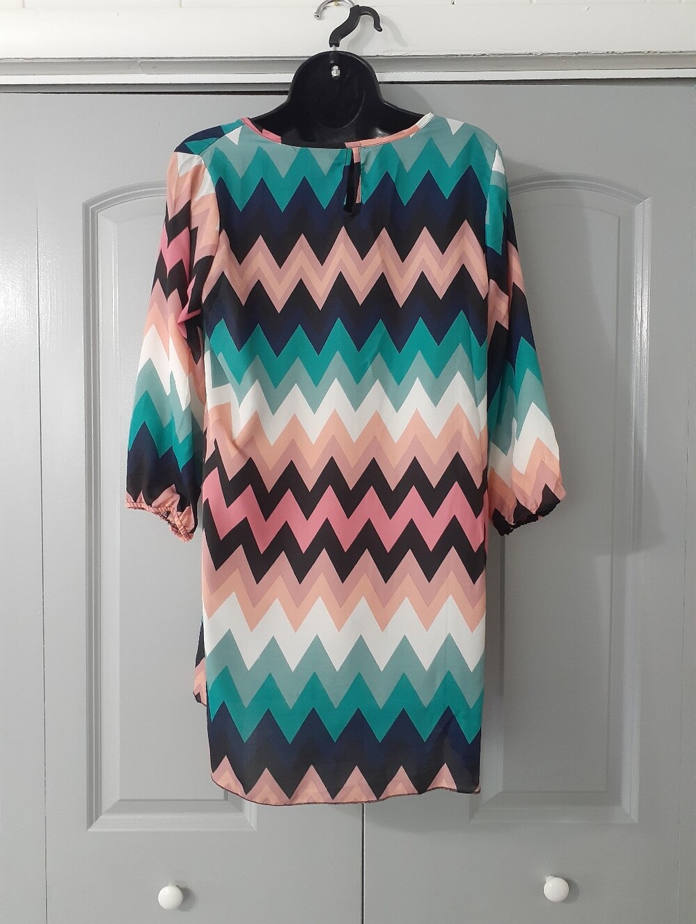 Rue 21 chevron Lightweight mini dress - Picture 4 of 6